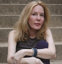 KATHERINE BOO on steps -- credit Heleen Welvaart